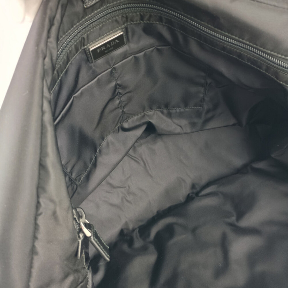 PRADA Black Leather Shoulder Bag - Picture 7 of 9